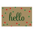 Bacova Guild Bacova Guild 240902 18 x 28 in. Coir Hello Door Mat 240902